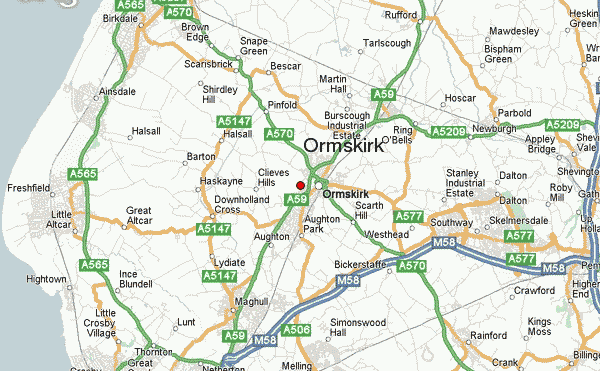 Map Of Ormskirk And Surrounding Areas Summer In West Lancashire | West Lancashire