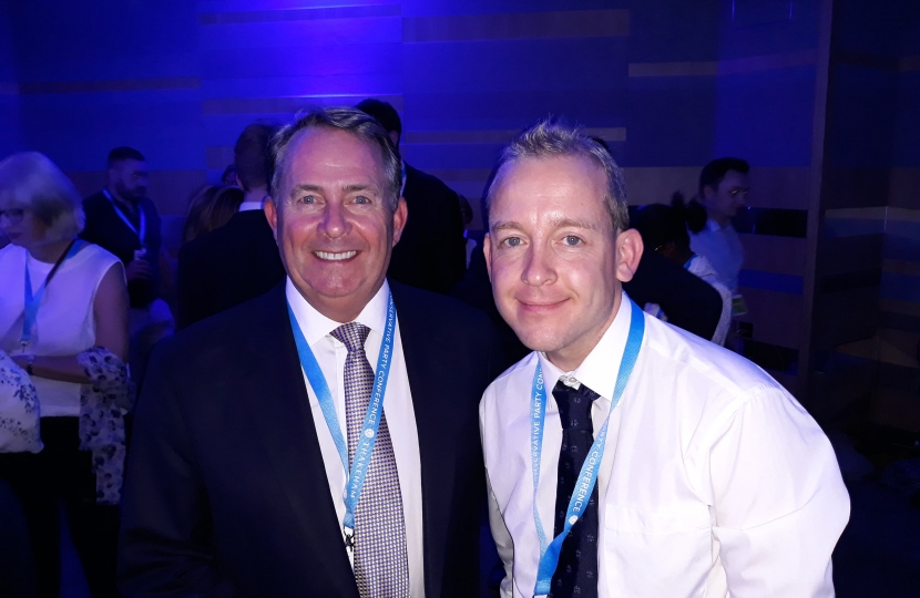 Liam Fox MP and Edward McCarthy