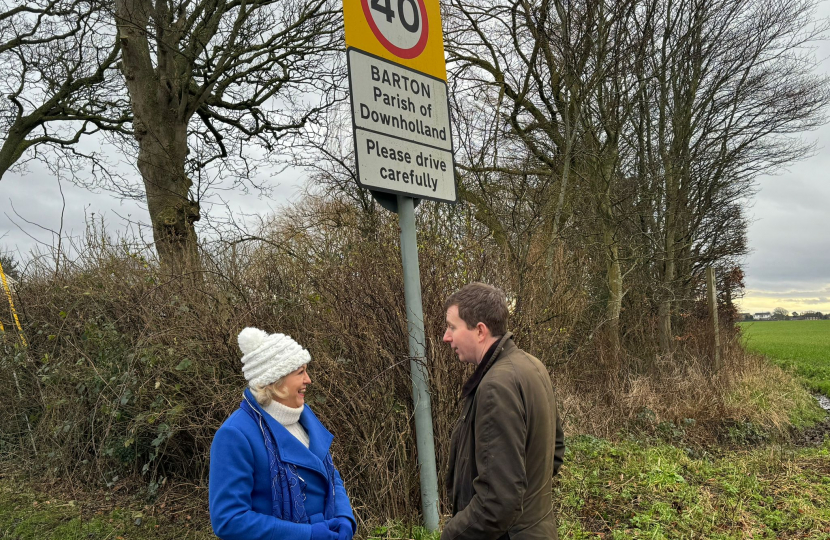 Mike Prendergast and Cllr Marilyn Westley