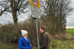 Mike Prendergast and Cllr Marilyn Westley